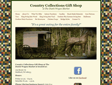 Tablet Screenshot of amishcountrycollectionsonline.com